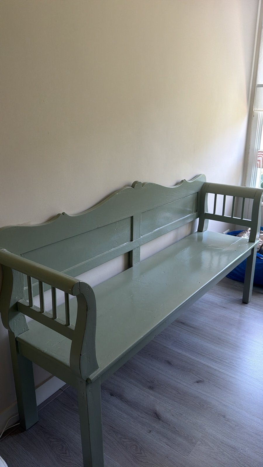 houten bankje - eettafel bankje, Ophalen