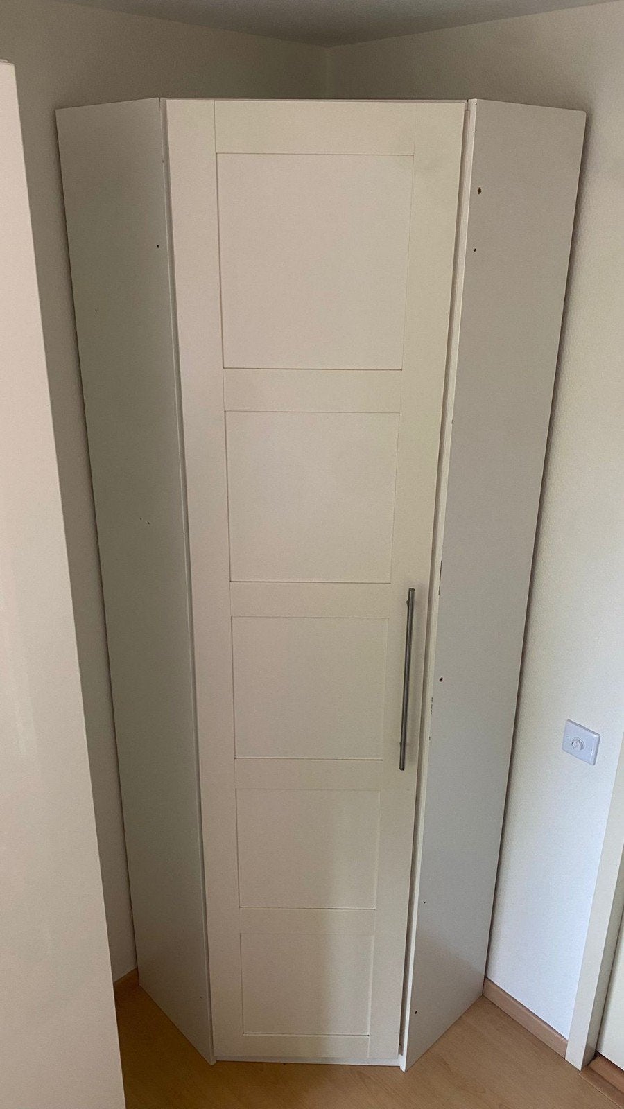 Hoekkast met hangruimte en planken, hoogte 236 cm paxx, Huis en Inrichting, Kasten | Kledingkasten, Ophalen, Gebruikt, 200 cm of meer
