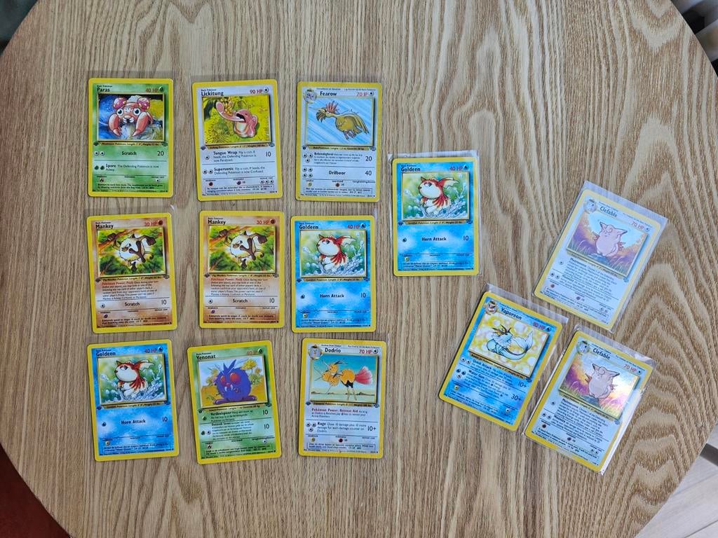 1st edition Jungle Pokémon kaarten | Engels, Ophalen of Verzenden, Meerdere kaarten