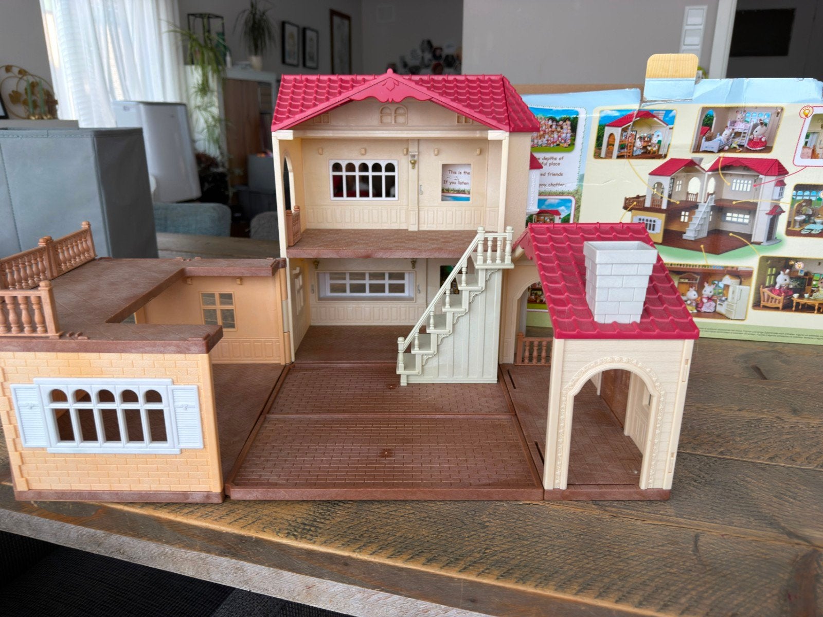 Grote Sylvanian Families collectie:o.a. huis, keuken, badka, Kinderen en Baby's, Ophalen, Gebruikt, Jongen of Meisje