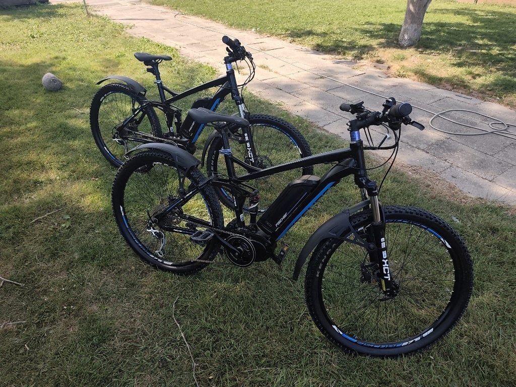 2 x FISCHER EM1762 ELECTRISCHE FULLY MTB's, Ophalen, Zo goed als nieuw, 50 km per accu of meer, Overige merken