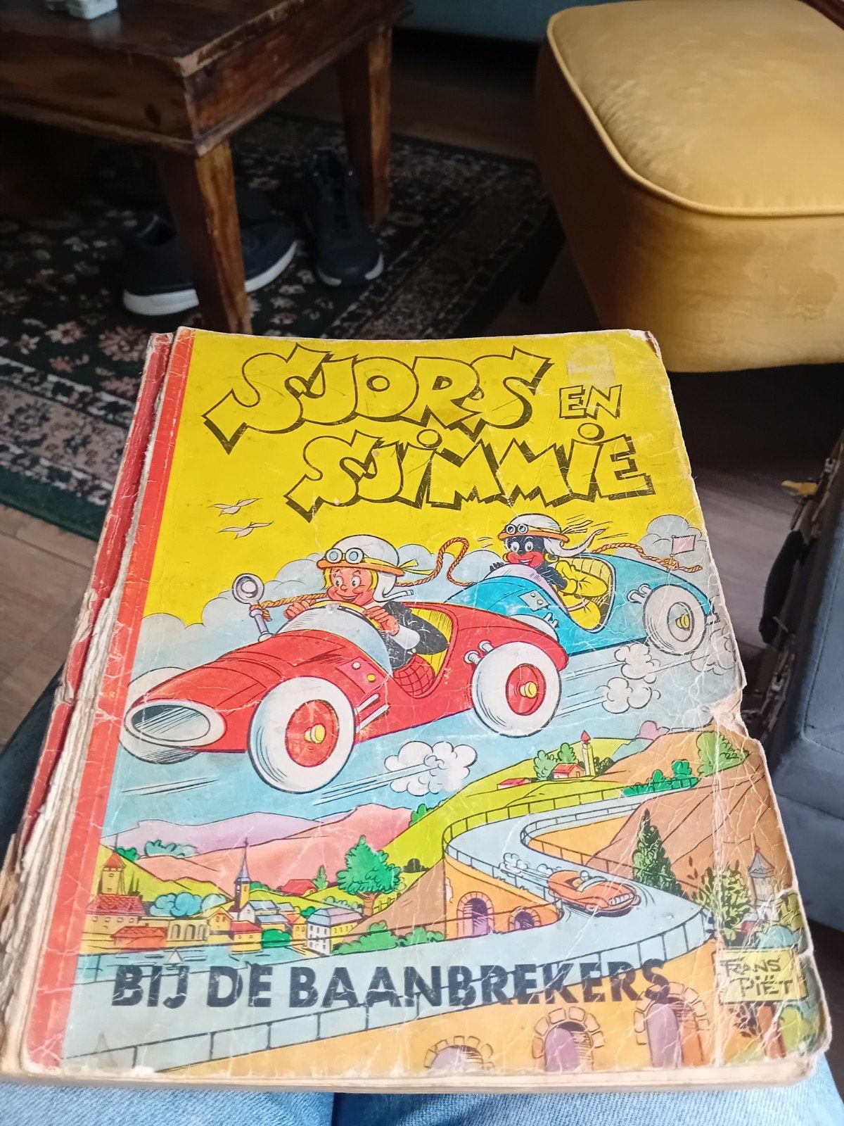 Sjors en Sjimmie: Bij de Baanbrekers (Frans Piët), Boeken, Eén stripboek, Ophalen of Verzenden, Gelezen