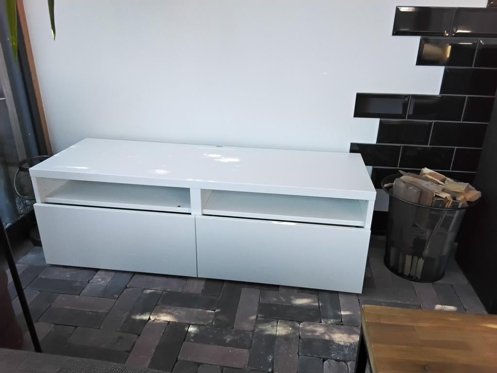 Zwevend tv meubel strak design., Ophalen, 25 tot 50 cm, 100 tot 150 cm, Minder dan 100 cm