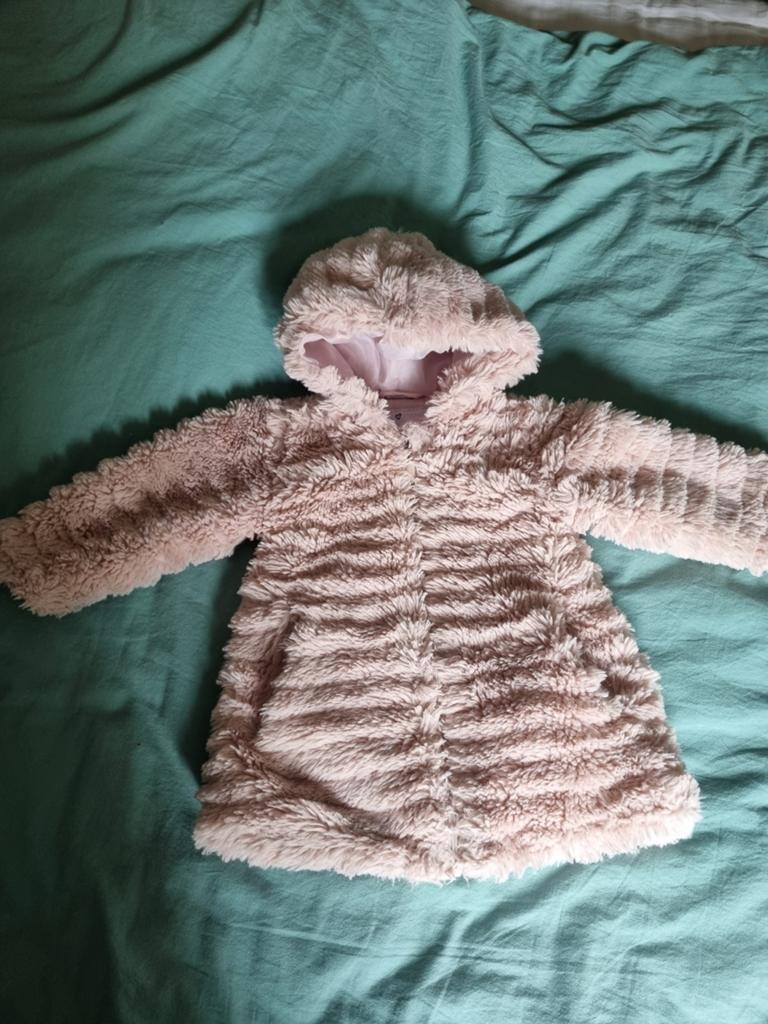 Meisje teddy jasje maat 86 Prénatal, Kinderen en Baby's, Babykleding | Maat 86, Prénatal, Gebruikt, Meisje, Ophalen of Verzenden