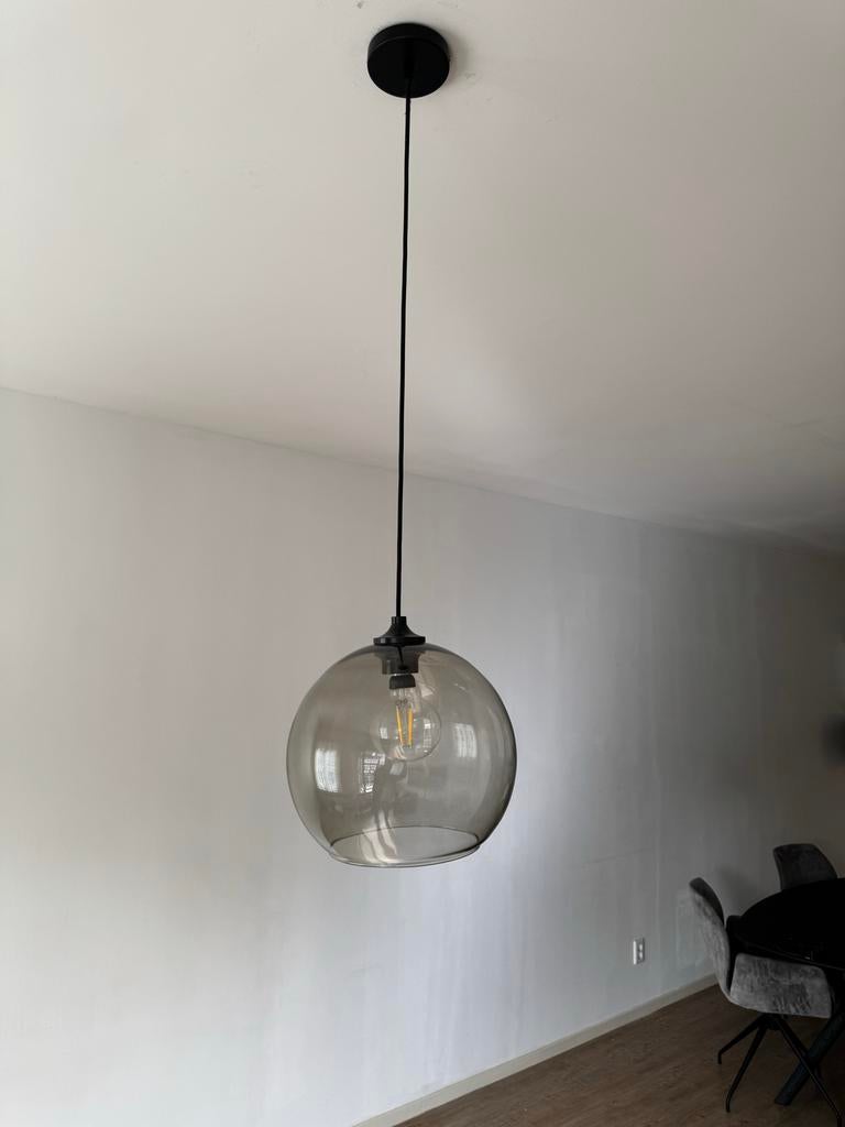 IKEA JAKOBSBYN hanglamp met draad, Ophalen, Zo goed als nieuw, Glas, 75 cm of meer