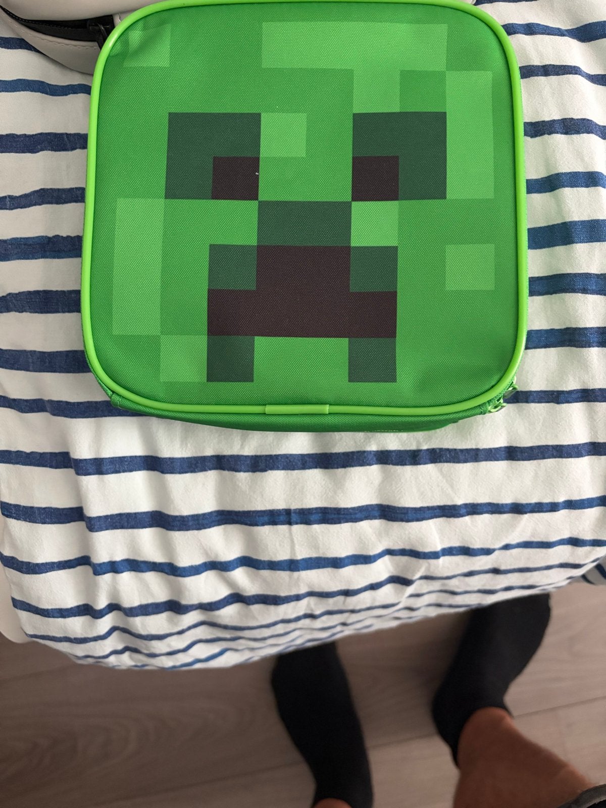 Minecraft toilettas / etui - Creeper & Steve, Verzenden, Zo goed als nieuw, Groen, Jongen of Meisje