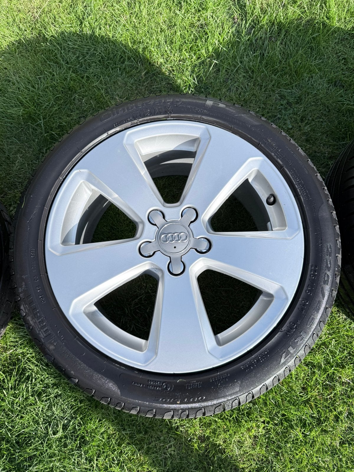 Origineel Audi A3 velgen 17 Inch + banden ALLSEASON, Ophalen