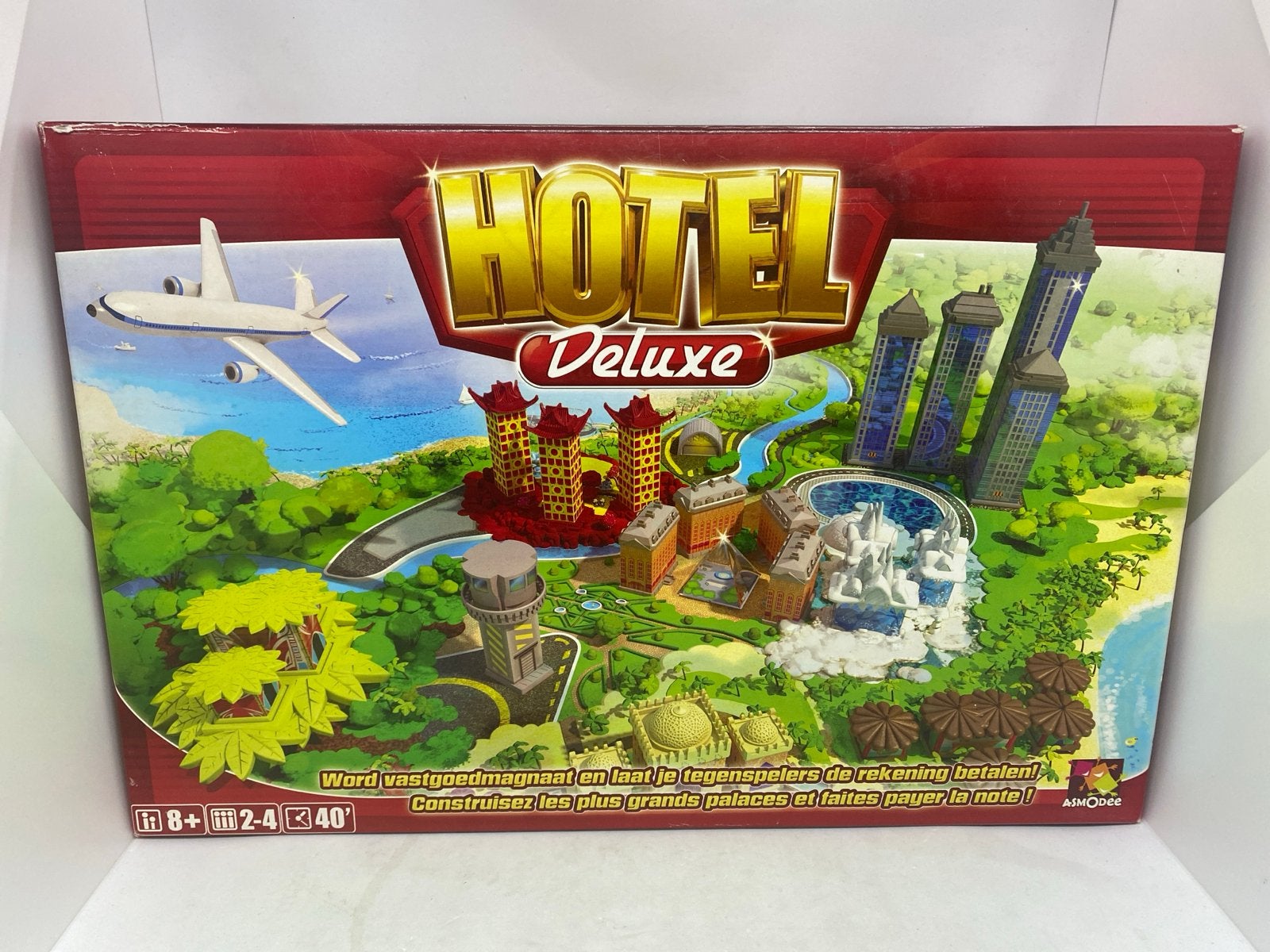 Hotel Deluxe Bordspel - Word een vastgoedmagnaat!, 33 avenue Emile Zola, 92100 Boulogne Billancourt, France, Asmodee, Ophalen of Verzenden