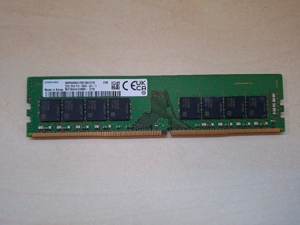Samsung 32GB DDR4-2666 desktop UDIMM M378A4G43MB1-CTD #3, Gebruikt, 32 GB, DDR4, Ophalen of Verzenden