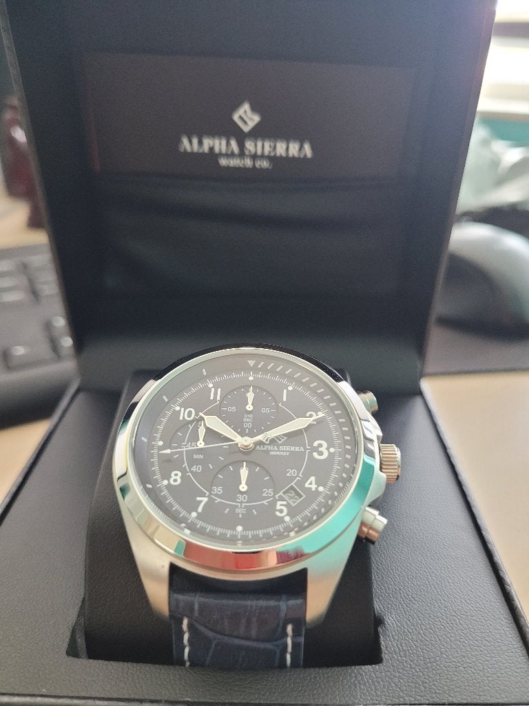 Alpha Sierra Hornet SB03 SEIKO Nieuw t.w.v € 399-,, Blauw, IOS, Nieuw, Ophalen of Verzenden