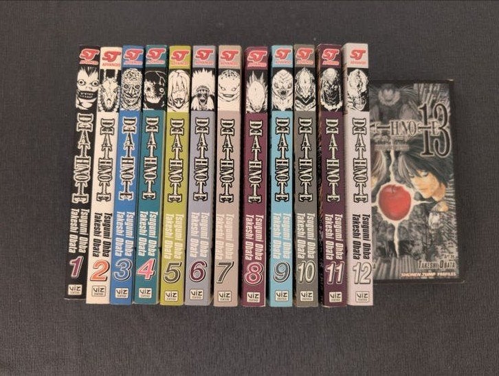 Death Note Complete Serie Manga (Vol. 1-13) - Engelse Editie, Complete serie of reeks, Ophalen of Verzenden, Gelezen, Tsugumi Ohba