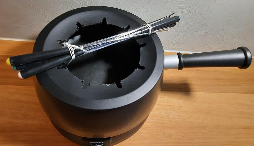 Wok- fonduestel - Electrische combinatie-set - gloednieuw!!!, Ophalen, Nieuw, Elektrisch, Fondueset