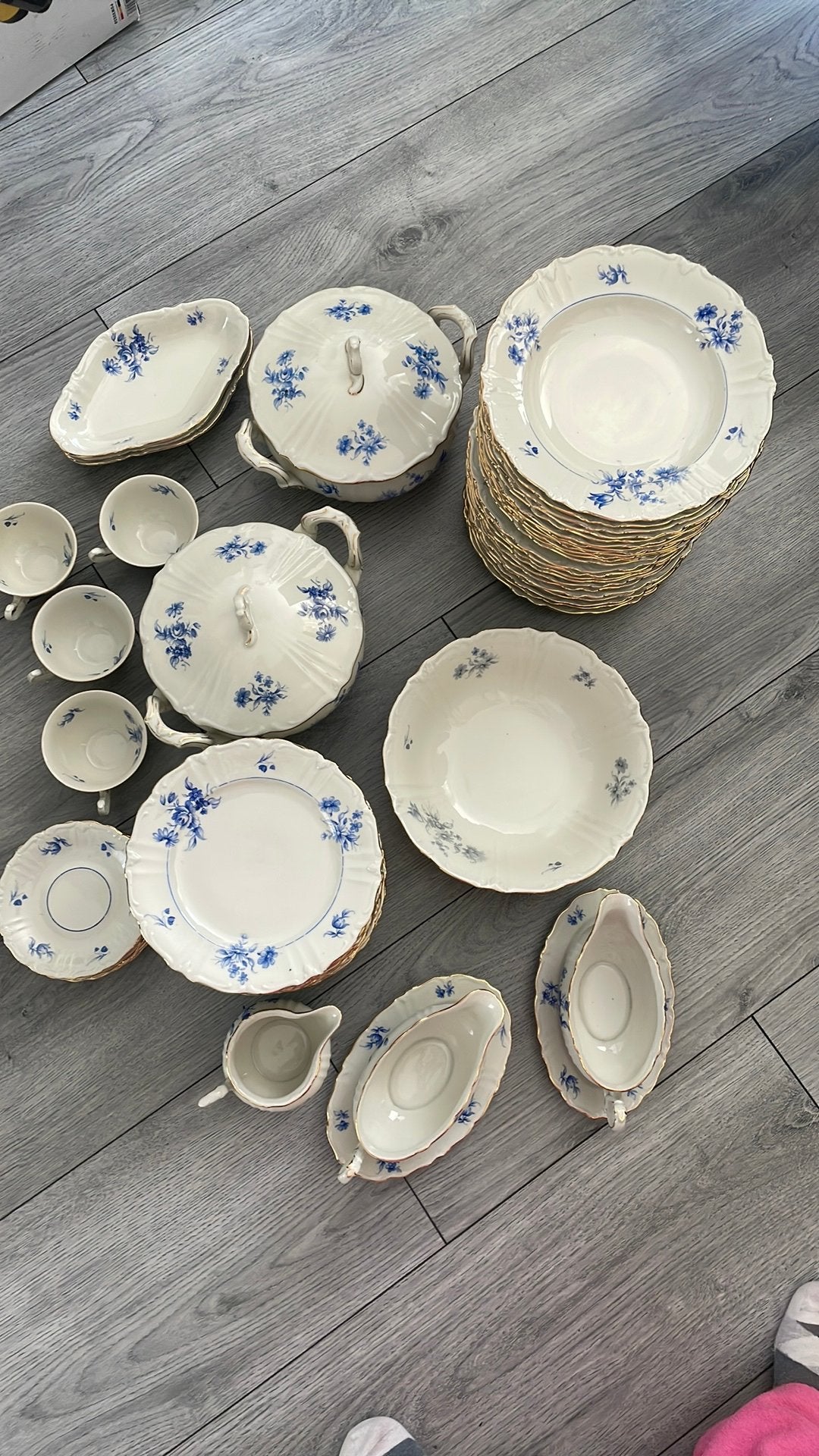 Titania Borek compleet vintage servies –, Antiek en Kunst, Ophalen of Verzenden
