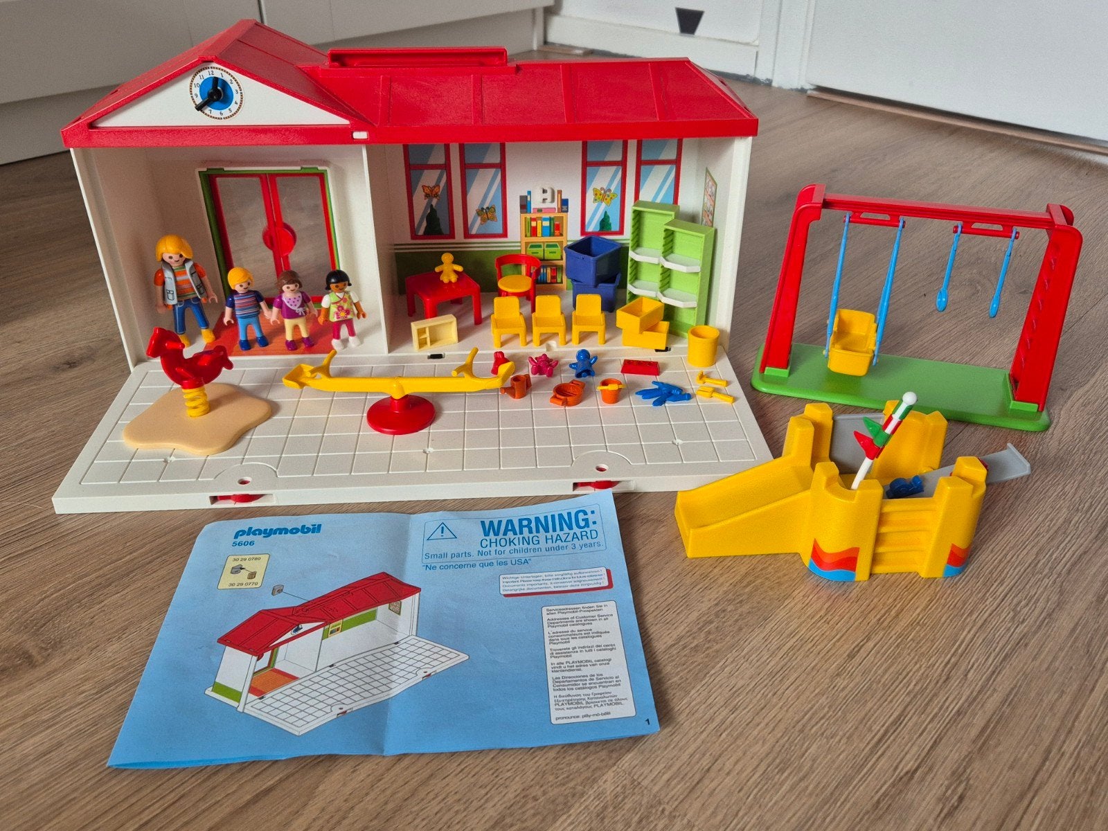 Playmobil City Life 5606 Meeneem Kinderopvang, Gebouw, Complete set, Ophalen of Verzenden, Zo goed als nieuw