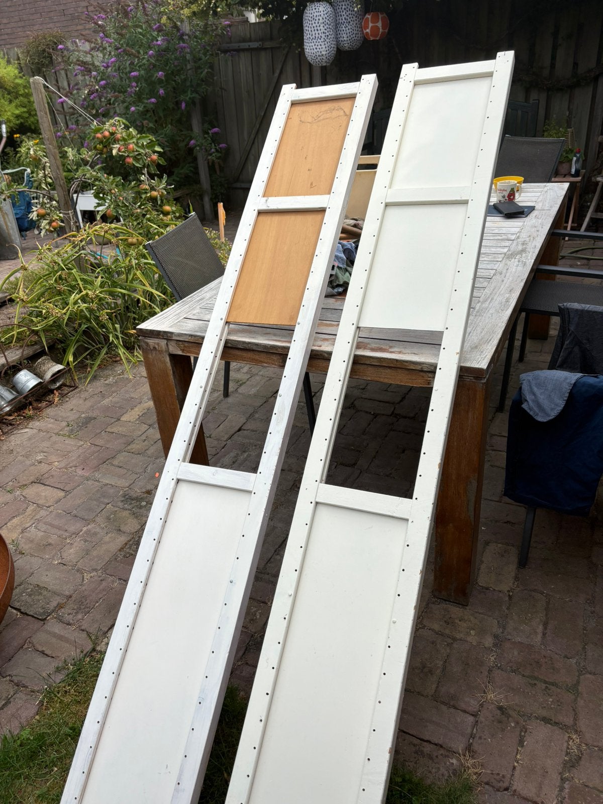 Lundia staanders 30x208 voor doos aardbeien, Ophalen, Gebruikt, 50 tot 100 cm, Minder dan 100 cm