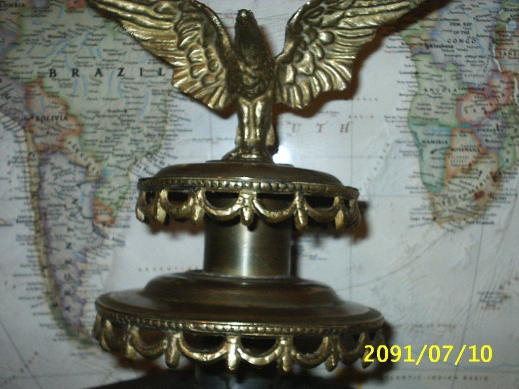 grote  oude  koetslamp, Antiek en Kunst, Ophalen, Koper