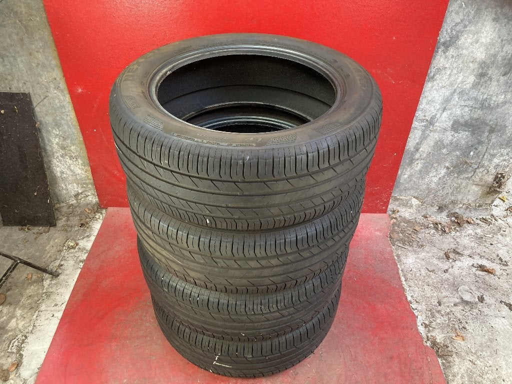 4x 235/55R19 Nexen gebruikte banden, 19 inch, Gebruikt, ., Ophalen of Verzenden