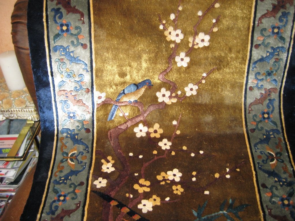 Echte chinese zijjdentapijt met certuificaat, Ophalen of Verzenden