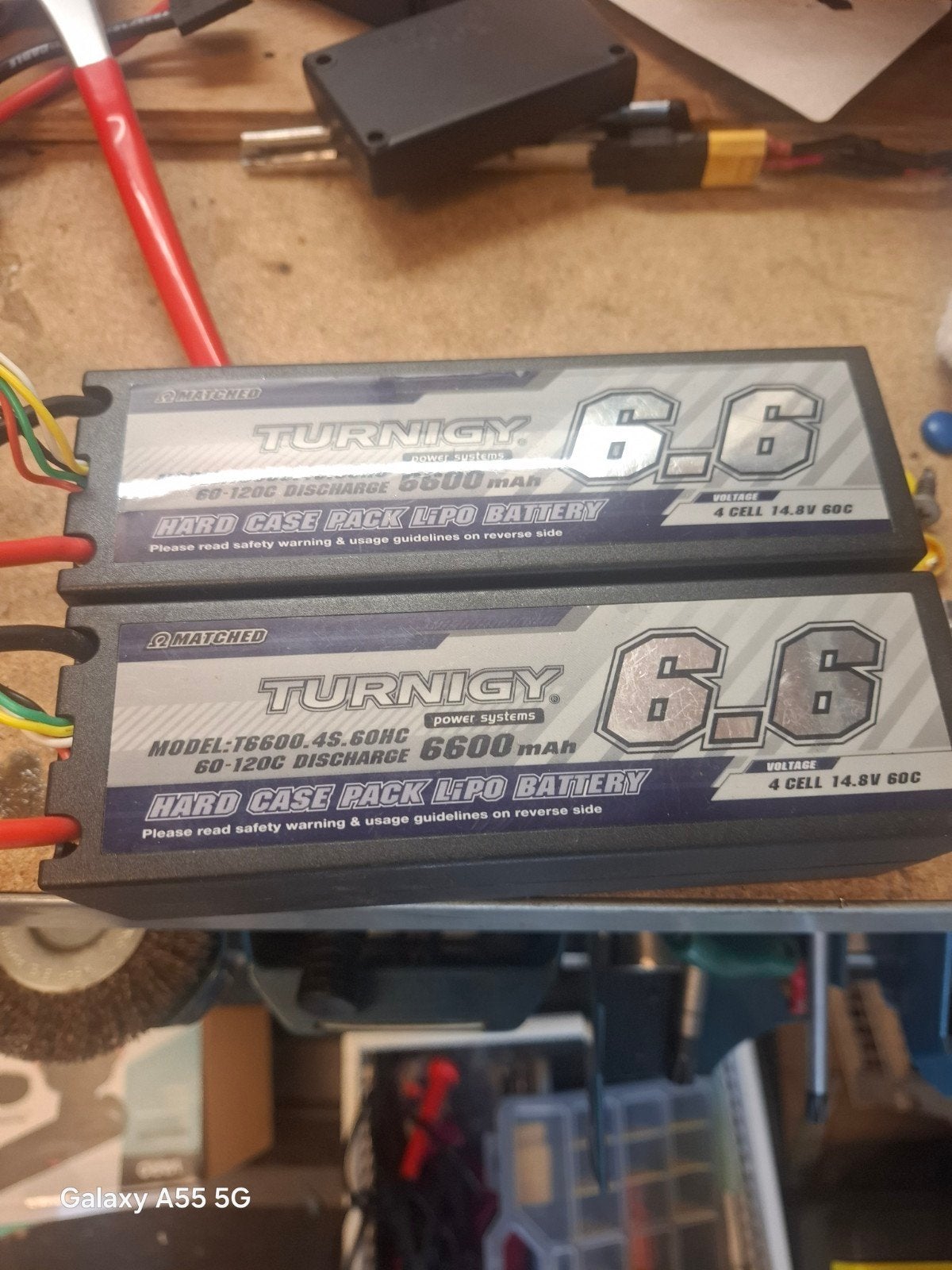 Turnigy 6600mAh 4S LiPo Batterijen (2 stuks), Hobby en Vrije tijd, Zo goed als nieuw, Onderdeel, Overige schalen, Ophalen