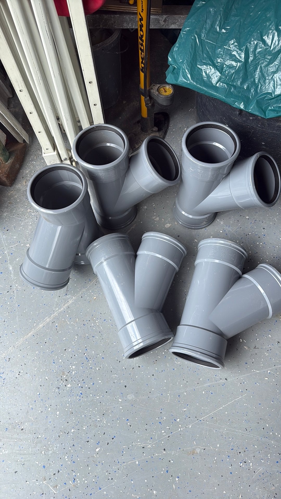 Pvc.  125 mm, Bochten, Pvc, Ophalen of Verzenden, Zo goed als nieuw