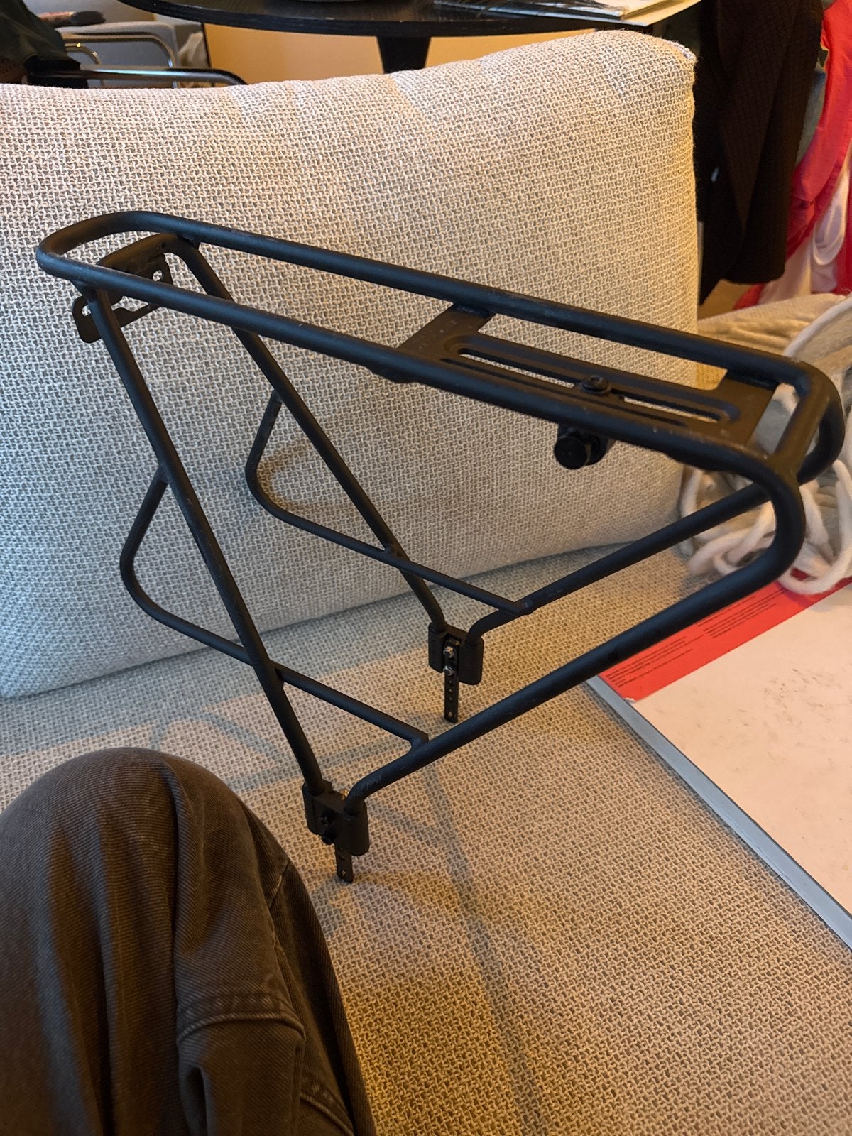 Bagagedrager B'Twin (max 18 kg), Ophalen of Verzenden, Gebruikt