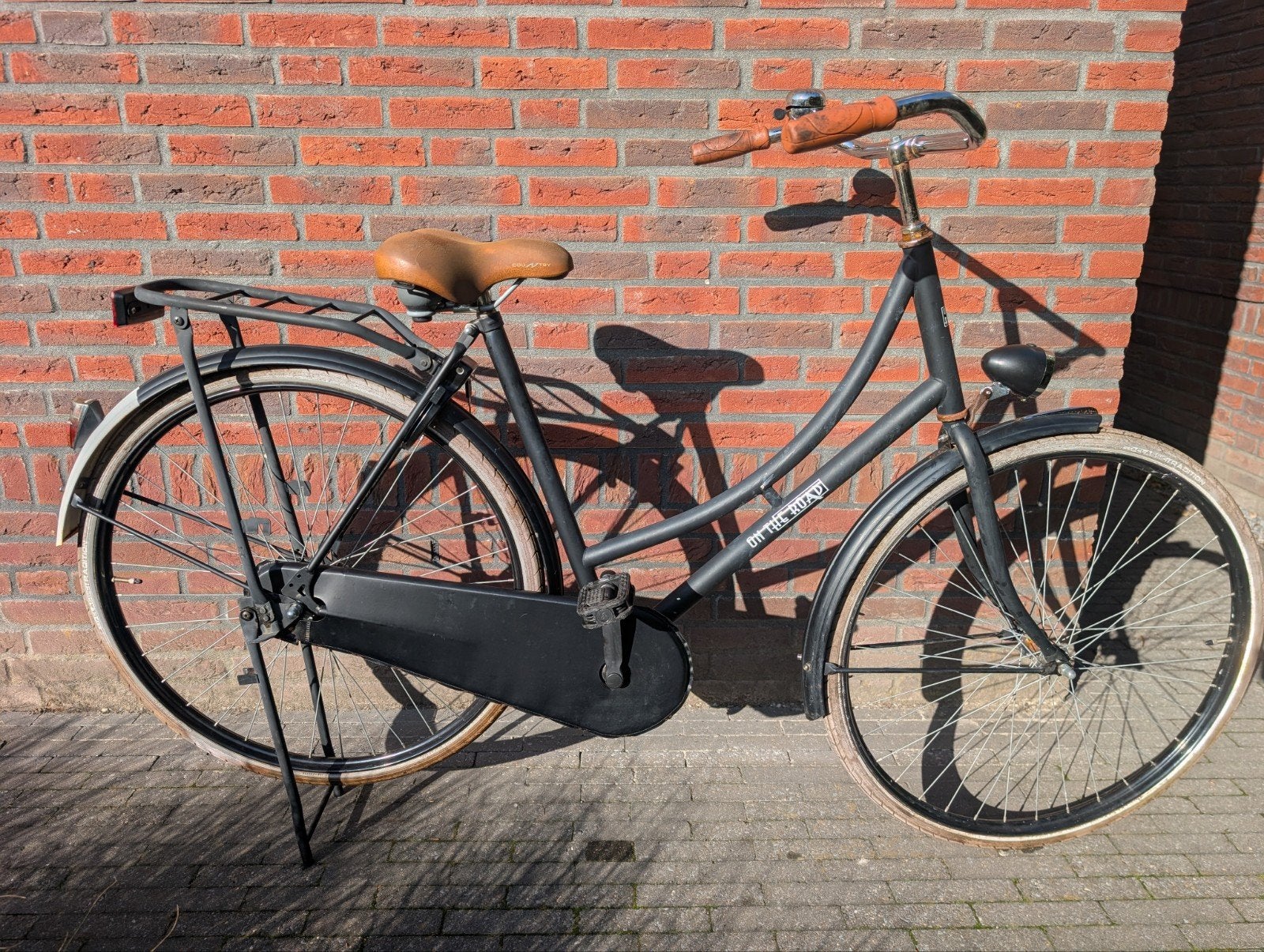 Omafiets, made in Holland, helemaal in orde, Ophalen, Terugtraprem, Gebruikt, On The Road