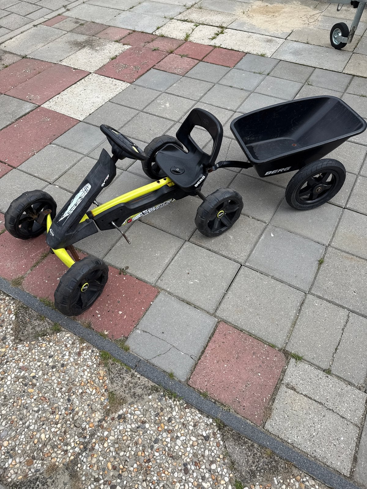 BERG skelter met aanhanger, Kinderen en Baby's, Speelgoed | Buiten | Skelters, Ophalen of Verzenden, Gebruikt, Berg, Met kar of aanhanger