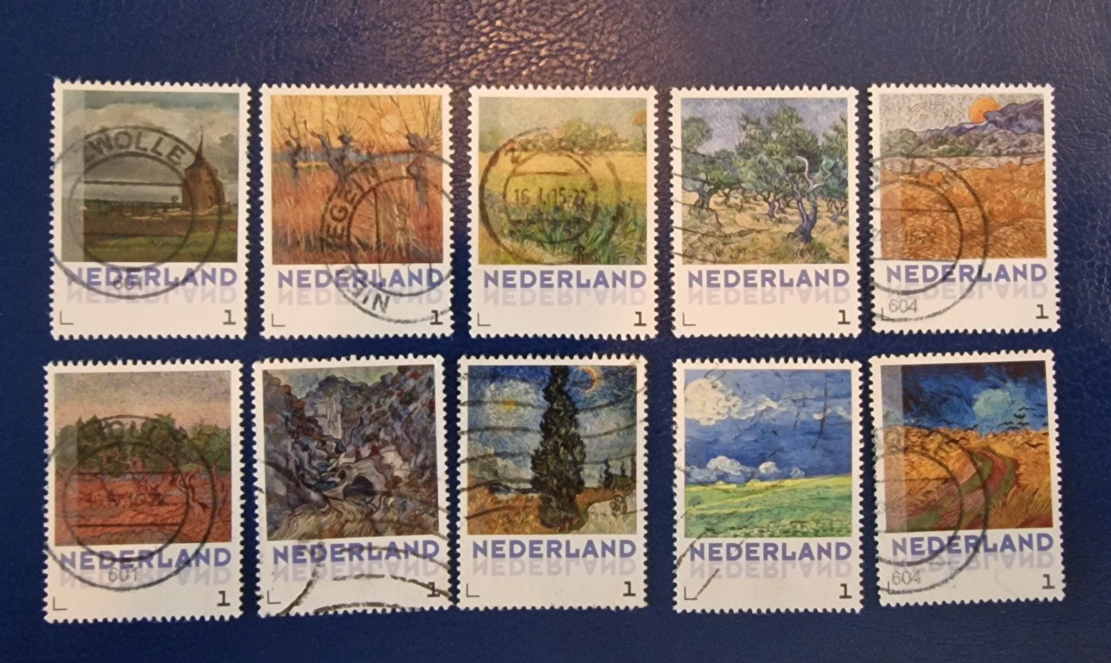 kv436 persoonlijke  postzegels - Van Gogh schilderijen, Ophalen of Verzenden, Na 1940, Gestempeld