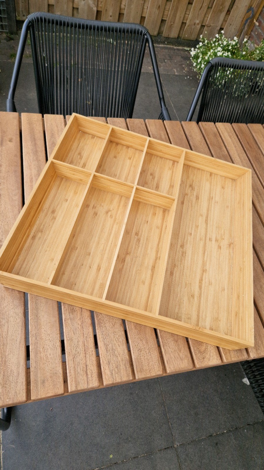 IKEA variera Bestekbak Bamboe - 51,5 x 50 cm, Huis en Inrichting, Keuken | Keukenbenodigdheden, Zo goed als nieuw, Overige typen