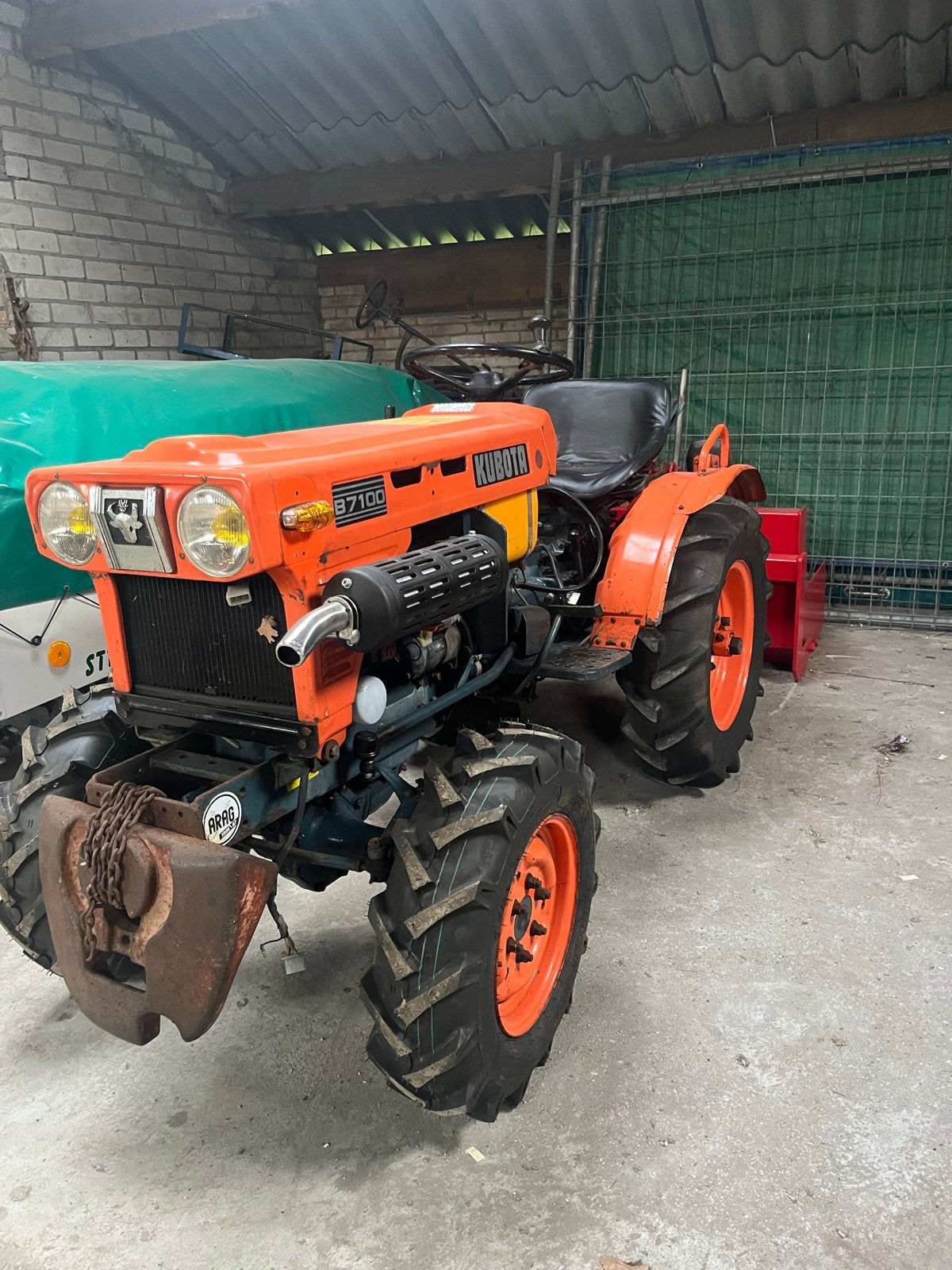 Kubota B7001 4WD Minitractor - Onderhoud gehad, nieuwe bande, Tuin en Terras, Kruiwagens, Ophalen, Gebruikt