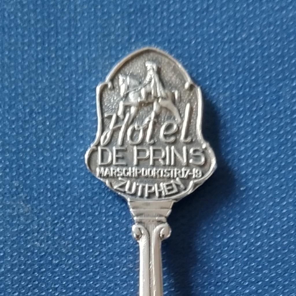 verzilverd lepeltje Hotel de Prins, Marschpoortstr., Zutphen, Ophalen of Verzenden