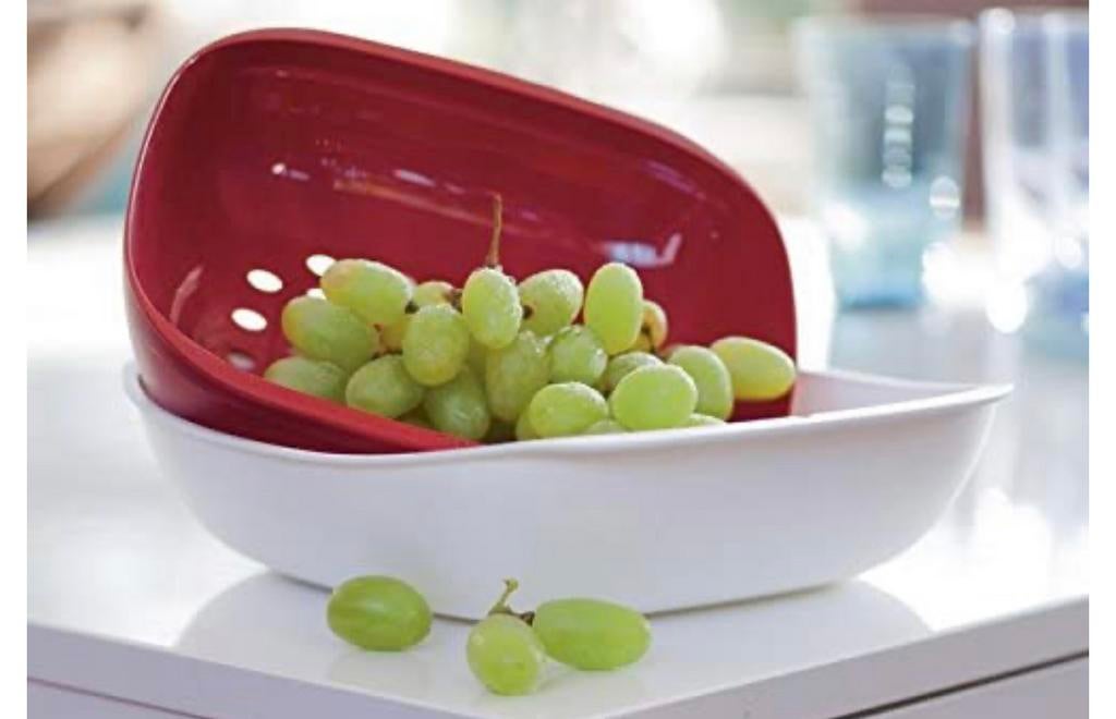Tupperware vergiet en schaal set, Ophalen of Verzenden, Nieuw, Schaal