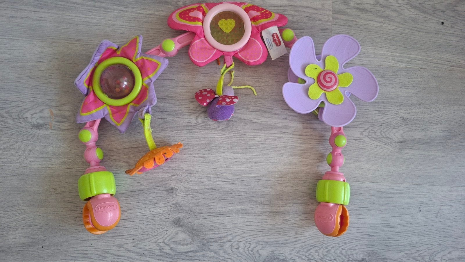 Tiny Love Mobiel/Speelboog voor kinderwagen/maxi-cosi, Ophalen of Verzenden, Gebruikt, Mobiel