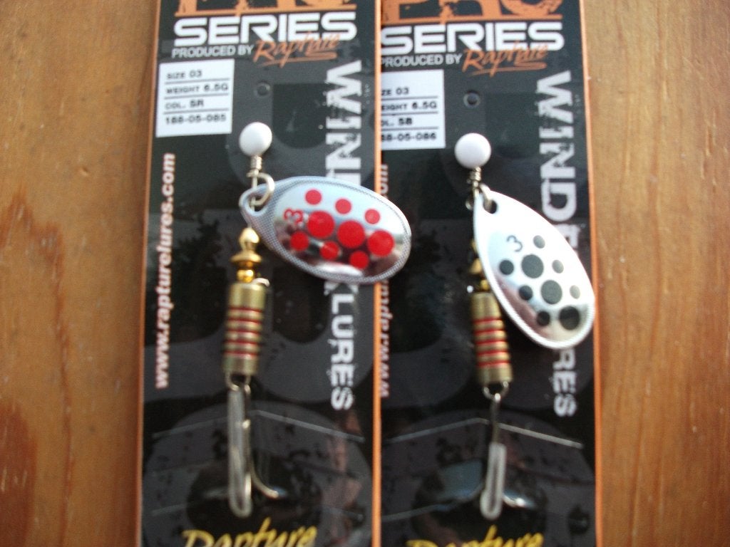 2 stuks 6.5 grams Rapture Pro Serie Windex kunstaas blinker, Ophalen of Verzenden, Nieuw, Kunstaas