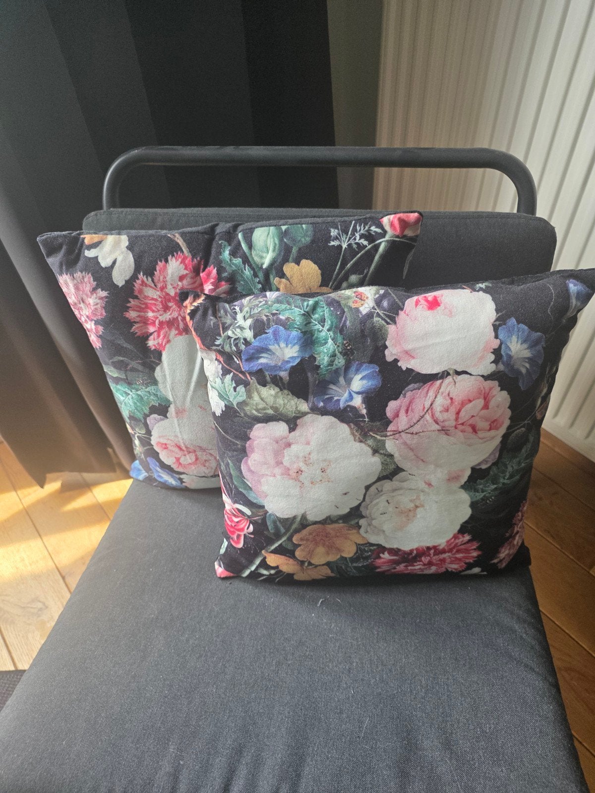 2 sierkussens stilleven bloemen davidsz de heem, Ophalen of Verzenden, Zo goed als nieuw, Meerkleurig, Vierkant