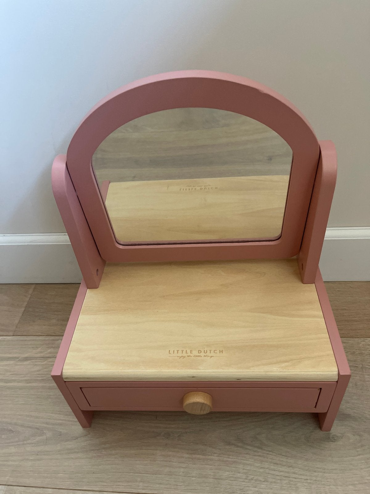 Little Dutch Houten Kaptafel Roze met Lade, Ophalen of Verzenden, Zo goed als nieuw, Meisje