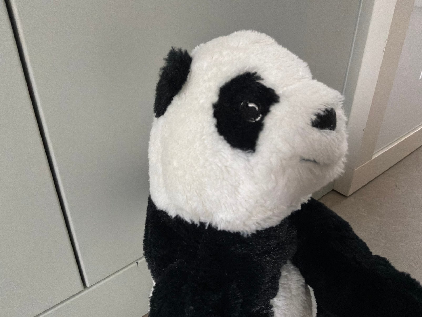 IKEA knuffel, Kramig, Panda, Ophalen of Verzenden, Zo goed als nieuw, Overige typen