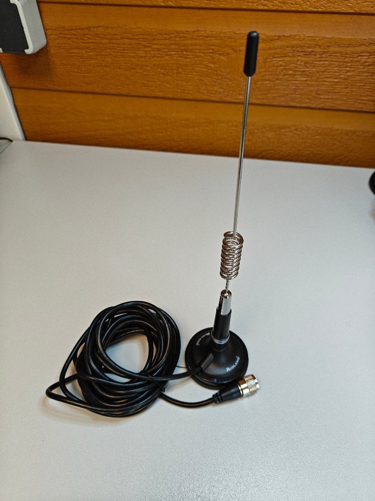 Midland LC-29 CB 27mc magneetvoetantenne 34cm, Ophalen of Verzenden, Nieuw, Antenne