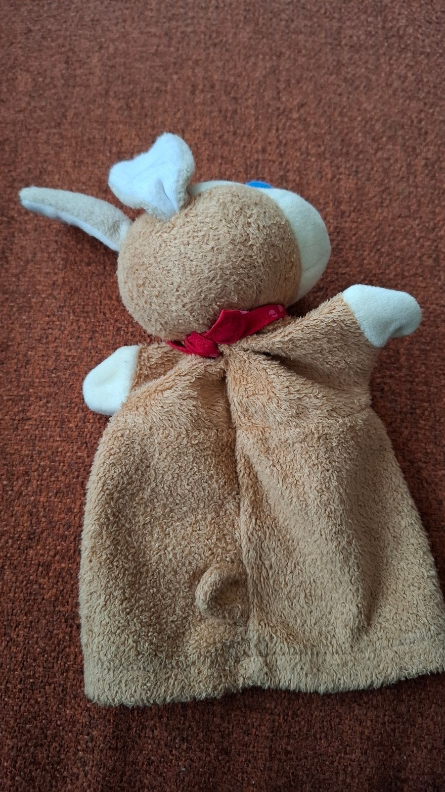 Schattige Haba handpop hond - Perfect voor speeltijd!, Overige merken, Zo goed als nieuw, Middelgroot (20 tot 80 cm), Wasbaar