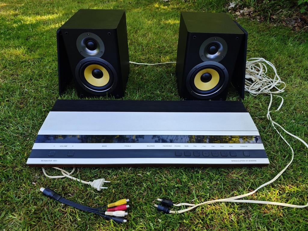 Vintage Bang & Olufsen Beomaster 1900 met 2 Sony speakers, Audio, Tv en Foto, Ophalen of Verzenden, Gebruikt, Speakers, Sony
