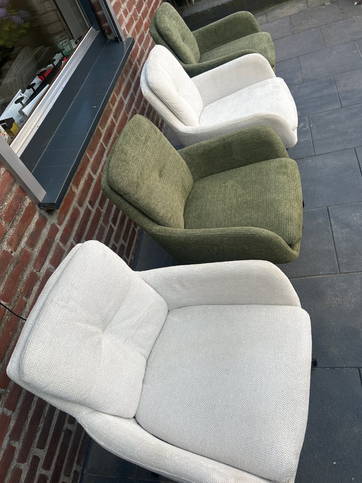 4x Zo goed als nieuwe stoelen, nieuw gereinigd, Ophalen, Overige kleuren, Zo goed als nieuw, Vier