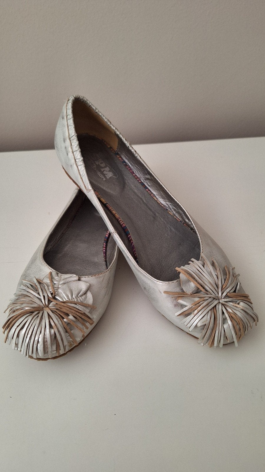 leuke Leren ballerina, Overige kleuren, Ophalen of Verzenden, Zo goed als nieuw, SPN