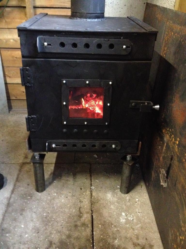 Houtkachel, voor binnen en buiten, Huis en Inrichting, Kachels, Ophalen, Gebruikt, Hout, Houtkachel