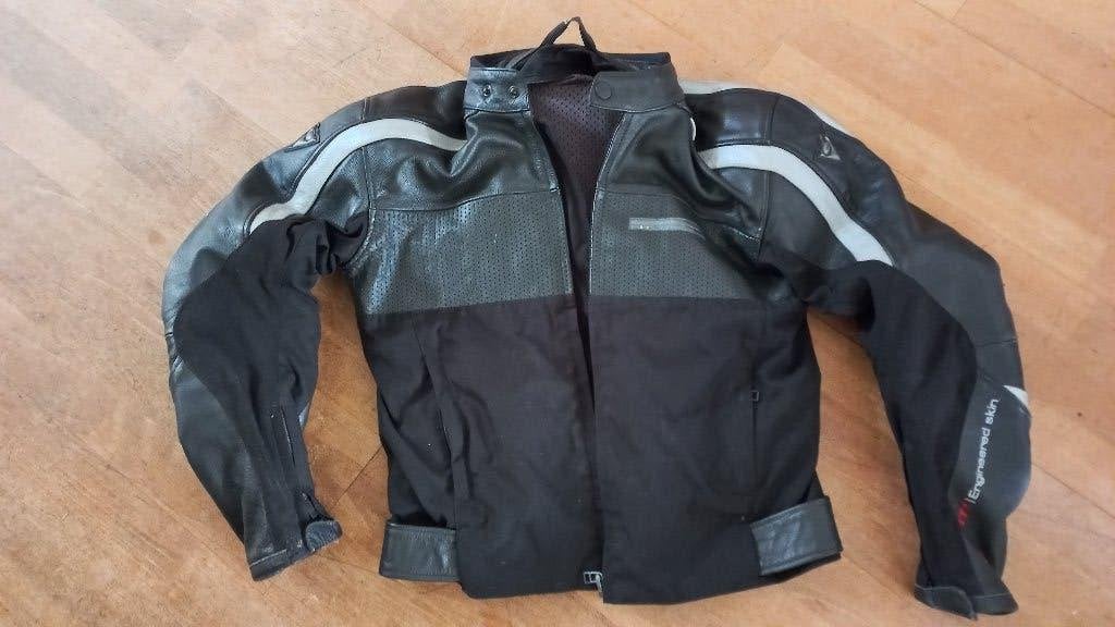 motorjas, leer, met binnenjas, Motoren, Kleding | Motorkleding, Revit, Jas | leer, Ophalen of Verzenden, Dames