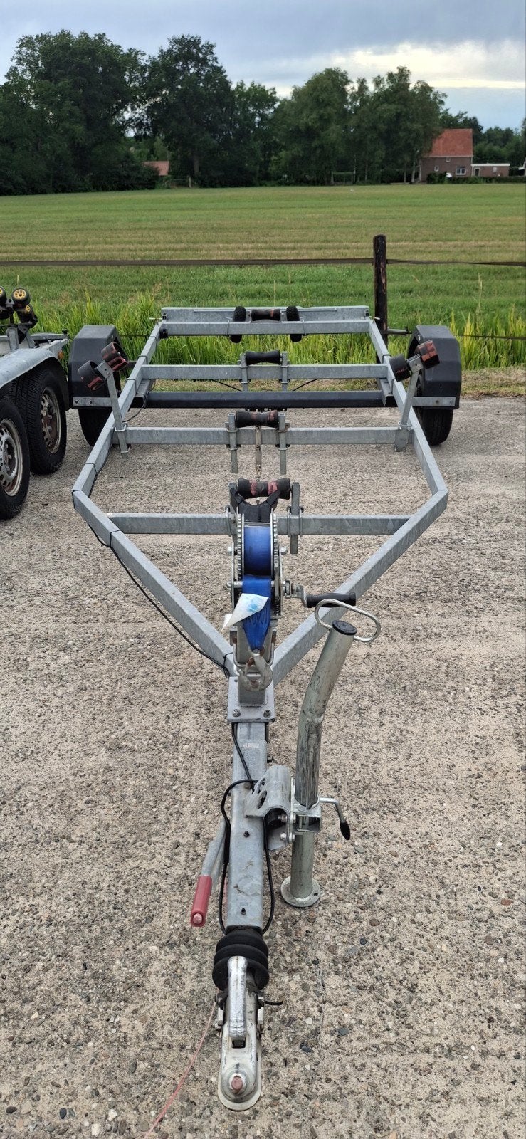 Boot trailer voor stalling og op de weg voor slechts 500 eu, Ophalen, Minder dan 1500 kg, Gebruikt, 6 tot 9 meter