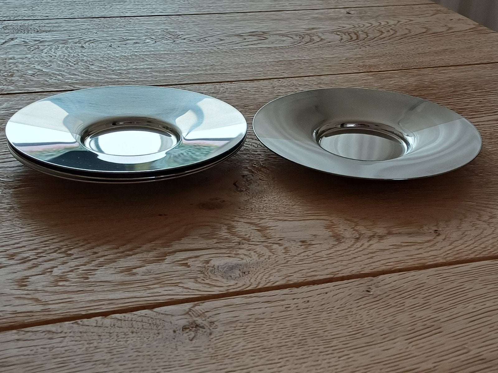 Nespresso rvs schoteltjes, Overige materialen, Nieuw, Ophalen of Verzenden, Modern