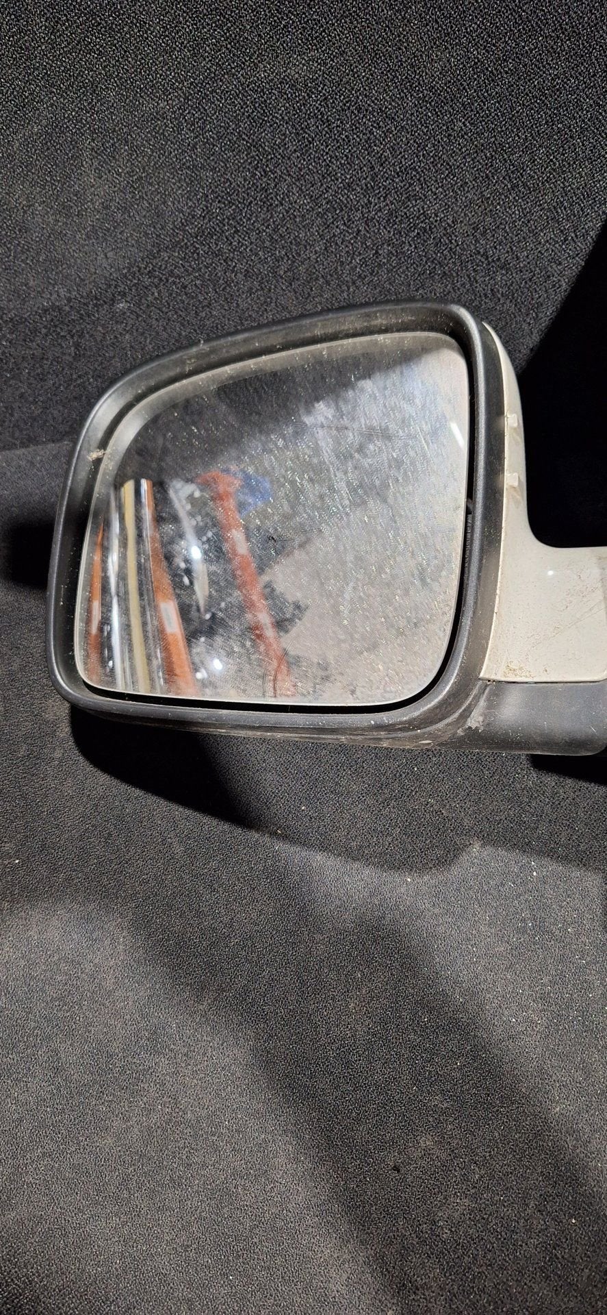 Buitenspiegel rechts wit Volkswagen Transporter T5 2003-2009, Gebruikt, -, -, Ophalen of Verzenden
