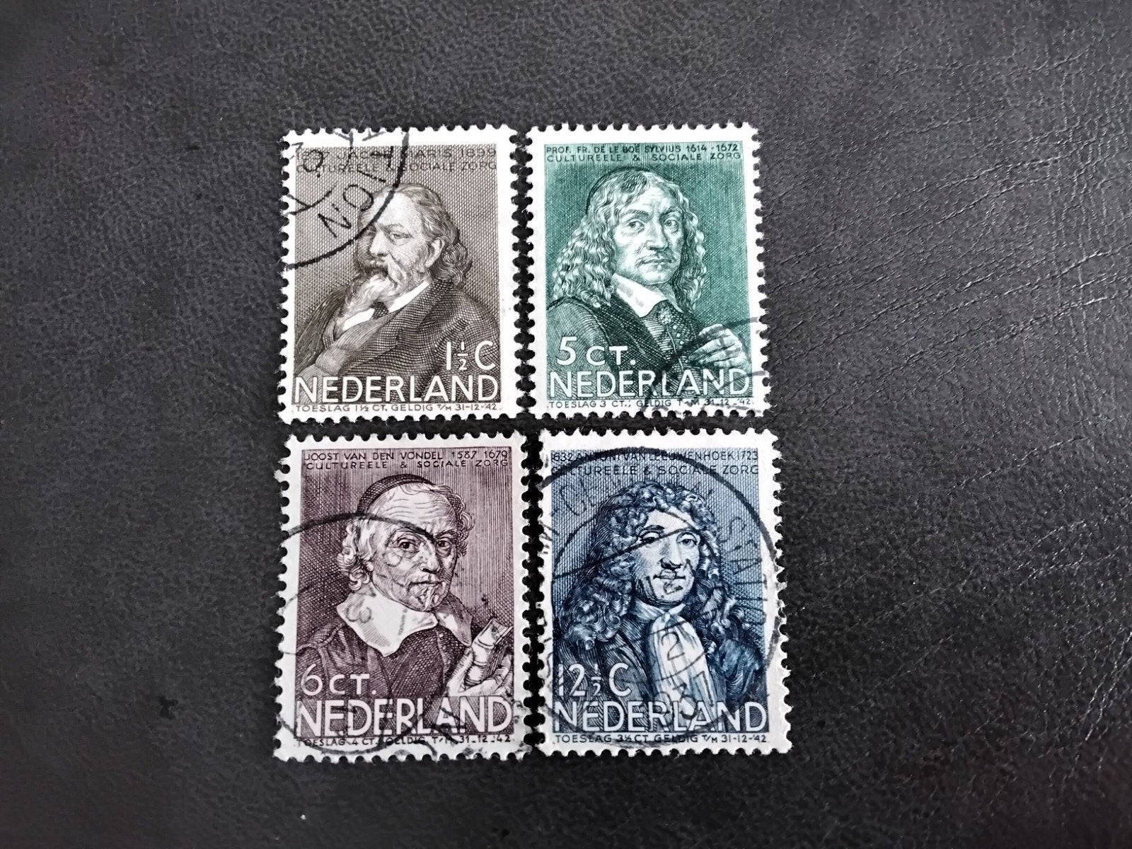 Nederland serie Zomerzegels 1937 gestempeld, Postzegels en Munten, Postzegels | Nederland, Verzenden, Na 1940, Gestempeld