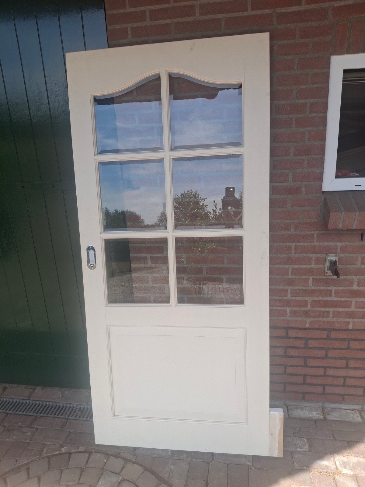 set van 8 deuren (2x facetglas), Ophalen, 80 tot 100 cm, Binnendeur, Zo goed als nieuw