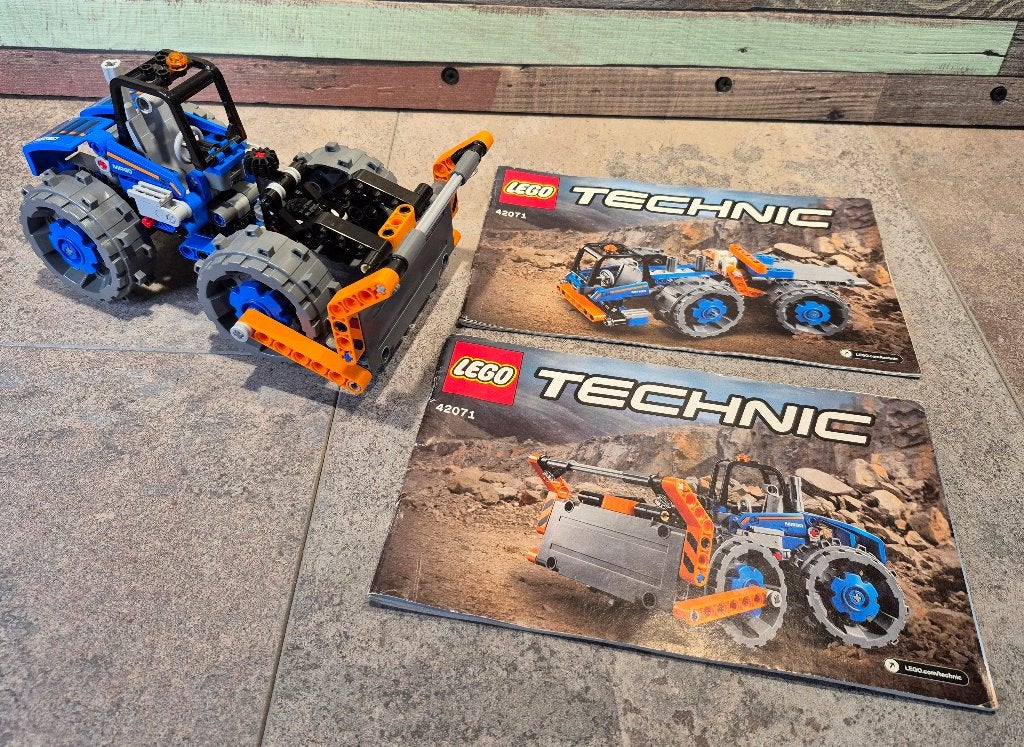 Lego 42071 - Afvalpersdozer, Lego, Compleet, Ophalen of Verzenden, Zo goed als nieuw